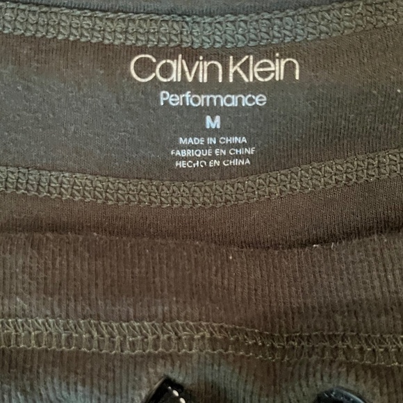 Calvin Klein Performance Forest Green Joggers Embroidered; Size M; Flaw - Picture 7 of 8